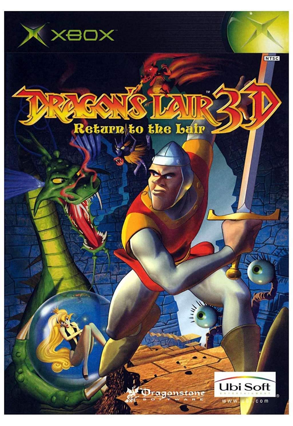Dragon's Lair 3D - (Used, No Manual) (Xbox Games)