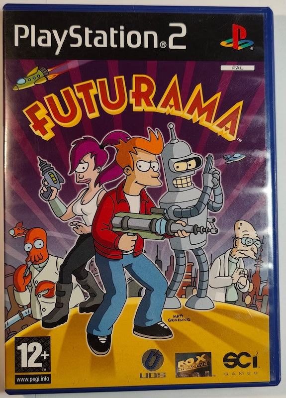 Futurama - (Used, No Manual, Cosmetic Damage) (PAL Playstation 2 Games)