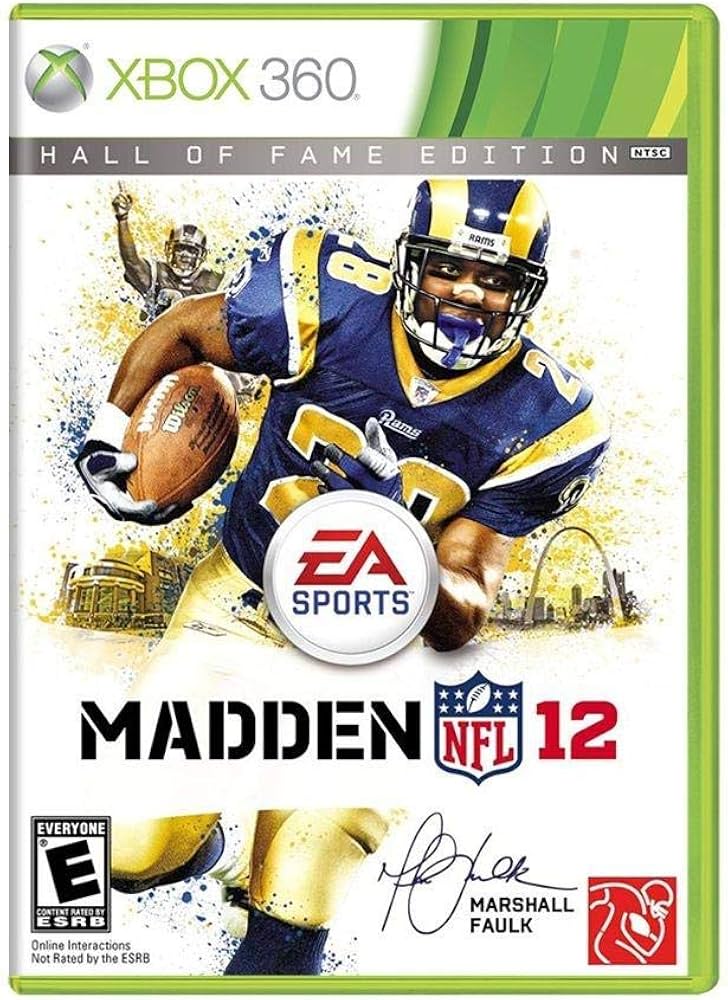 Madden NFL 12 Hall of Fame Edition (w/ Marshall Faulk Auto Insert) - (CiB) (Xbox 360 Games)