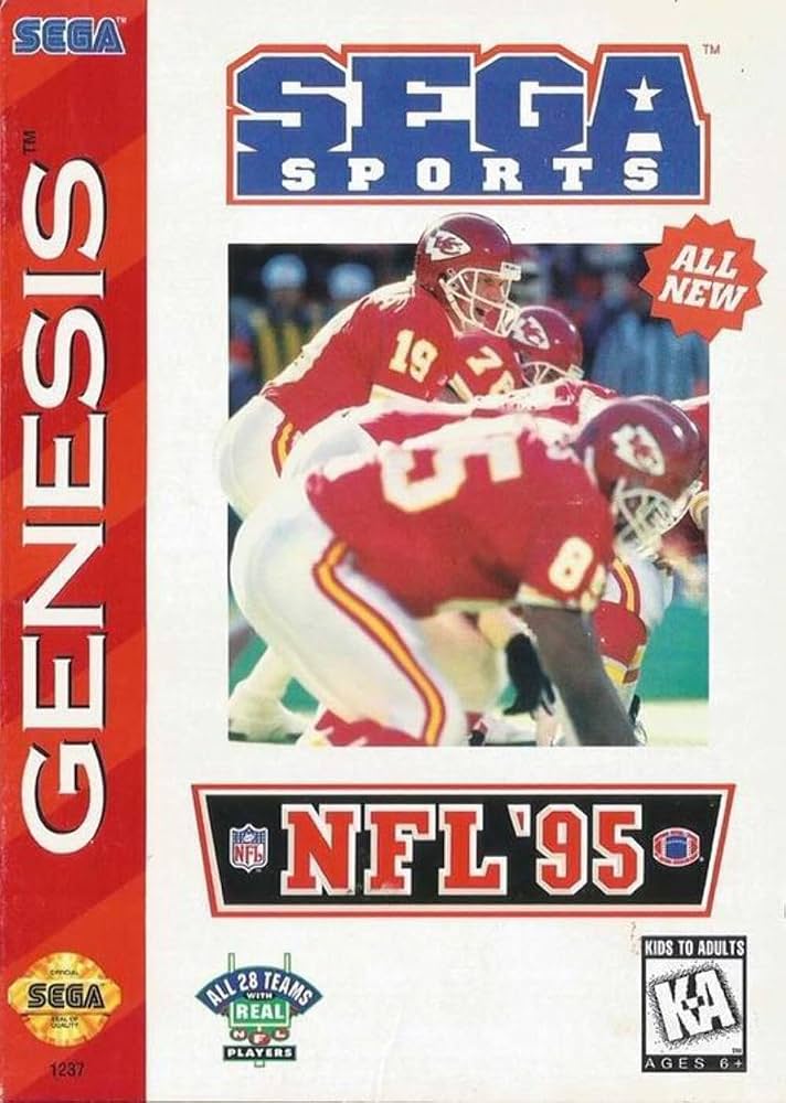 NFL '95 - (Used, Cart/Disc Only) (Sega Genesis Games)