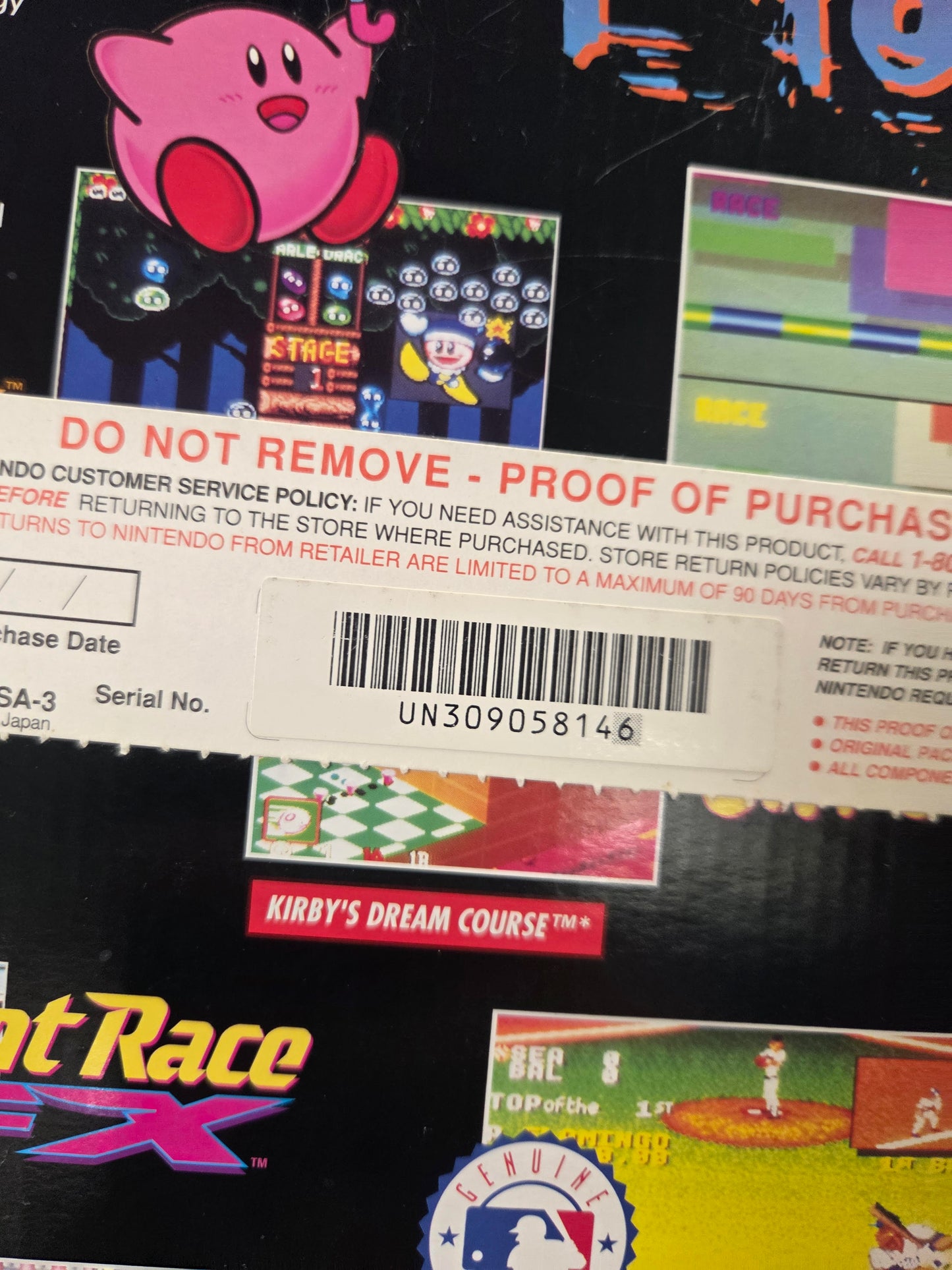 Super NES Control Set (One Chip) (Tetris & Dr. Mario Box Variant) - (CiB) (Super Nintendo Consoles)