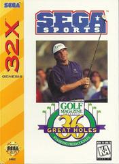 36 Great Holes Starring Fred Couples - (CiB, Cosmetic Damage) (Sega 32X Games)