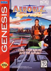 Aerobiz Supersonic - (Used, No Manual, Cosmetic Damage) (Sega Genesis Games)