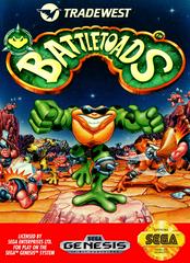 Battletoads - (CiB, Cosmetic Damage) (Sega Genesis Games)