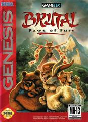 Brutal Paws of Fury - (Used, No Manual) (Sega Genesis Games)