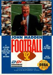 John Madden Football '92 - (Used, Cart/Disc Only, Cosmetic Damage) (Sega Genesis Games)