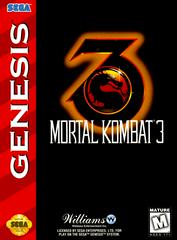 Mortal Kombat 3 - (Used, Cart/Disc Only, Cosmetic Damage) (Sega Genesis Games)