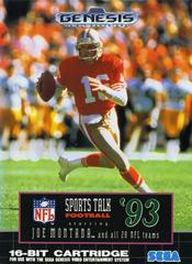 Sports Talk Football '93 Starring Joe Montana - (Used, Cart/Disc Only) (Sega Genesis Games)