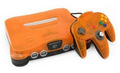 Nintendo 64 Daiei Hawks Orange & Black System - (CiB, Damaged Packaging) (JP Nintendo 64 Consoles)