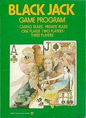 Blackjack [Text Label] - (Used, Cart/Disc Only, Cosmetic Damage) (Atari 2600)