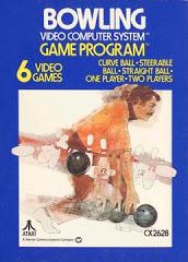 Bowling [Text Label] - (Used, Cart/Disc Only) (Atari 2600)