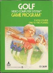 Golf [Text Label] - (Used, Cart/Disc Only, Cosmetic Damage) (Atari 2600)