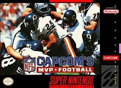 Capcom's MVP Football - (CiB, Cosmetic Damage) (Super Nintendo Games)