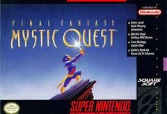 Final Fantasy Mystic Quest - (CiB With Map, Cosmetic Damage) (Super Nintendo Games)