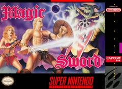 Magic Sword - (CiB, Cosmetic Damage) (Super Nintendo Games)