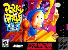 Porky Pig's Haunted Holiday - (CiB, Cosmetic Damage) (Super Nintendo Games)