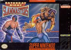 Saturday Night Slam Masters - (CiB, Cosmetic Damage) (Super Nintendo Games)