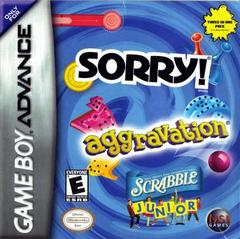 Aggravation / Sorry /  Scrabble Jr - (Used, Cart/Disc Only) (GameBoy Advance Games)