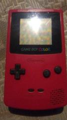 Gameboy Color (Red) - (Used, New Screen Lens) (GameBoy Color Consoles)