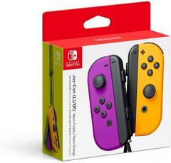 Joy-Con Neon Purple & Neon Orange - (Brand New) (Nintendo Switch Accessories)