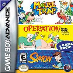 Mouse Trap / Operation / Simon - (Used, Cart/Disc Only) (GameBoy Advance Games)