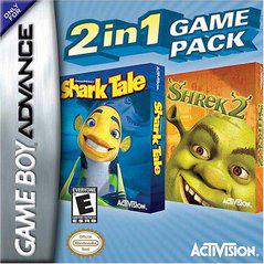 Shrek 2 and Shark Tale 2 in 1 - (Used, Cart/Disc Only) (GameBoy Advance Games)