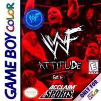 WWF Attitude - (CiB, Cosmetic Damage) (GameBoy Color Games)