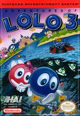 Adventures of Lolo 3 - (CiB, Cosmetic Damage) (NES Games)