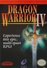 Dragon Warrior IV - (CiB, Cosmetic Damage) (NES Games)