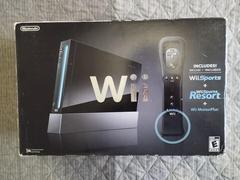 Black Nintendo Wii System [Wii Sports + Wi Sports Resort + Wii MotionPlus] - (CiB) (Wii Consoles)