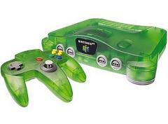 Funtastic Jungle Green Nintendo 64 System - (Used, New Controller Joystick) (Nintendo 64 Consoles)