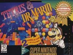 Tetris and Dr. Mario [Player's Choice] - (CiB) (Super Nintendo Games)