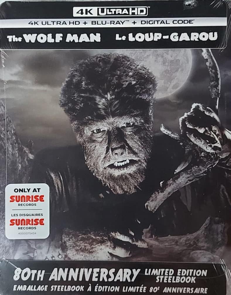 Wolf Man, The [80th Anniversary Steelbook] - (Used) (Movies 4K UHD)