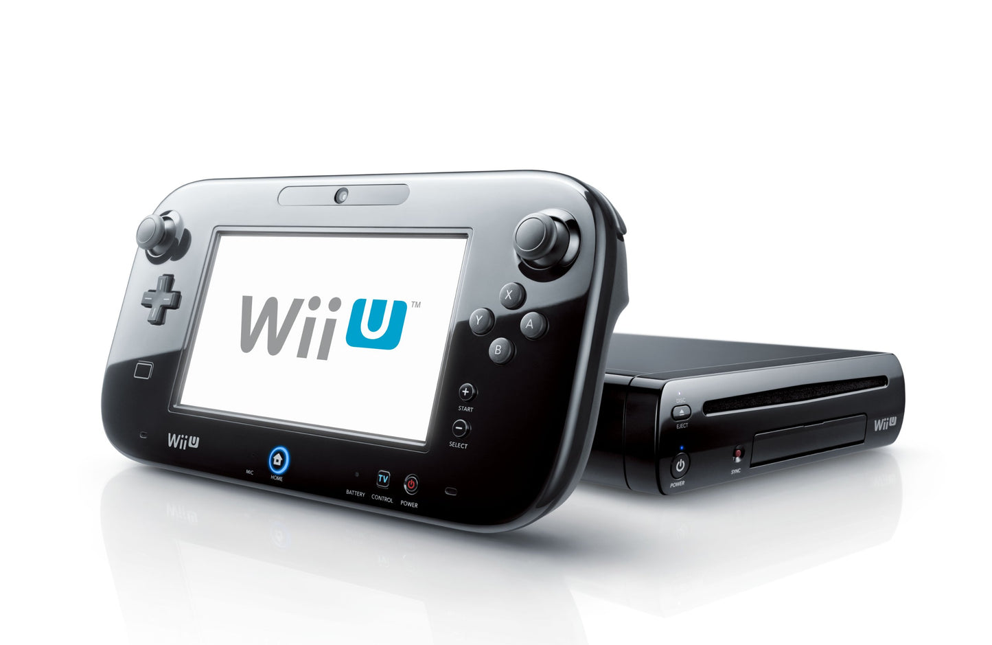 Wii U Console Deluxe Black 32GB - (Used, Cosmetic Damage) (Wii U Consoles)