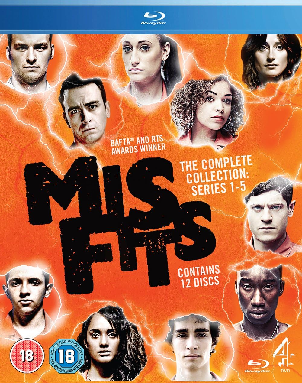 Misfits Complete Collection (Region Free) - (Used) (Movies BluRay)