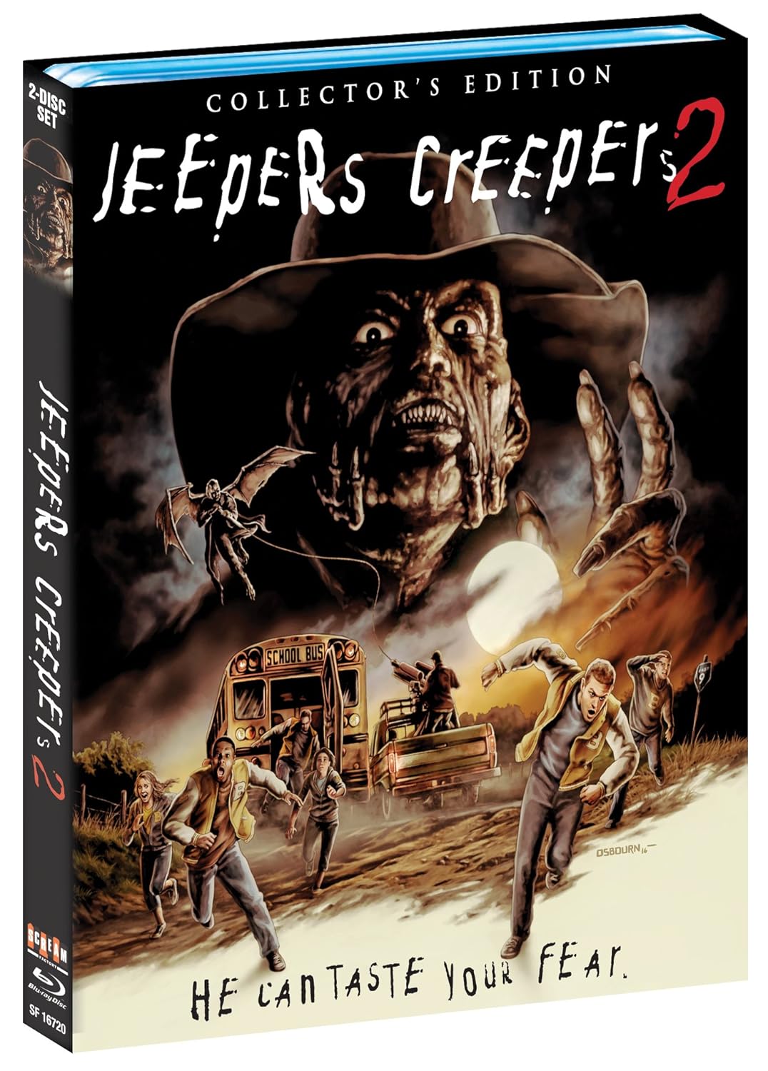 Jeepers Creepers 2 Collector’s Edition (Scream Factory w/ Slipcover) - (Used) (Movies BluRay)