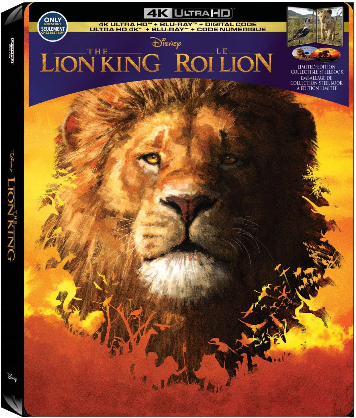 Lion King, The (2019) [Steelbook] - (Brand New) (Movies 4K UHD)