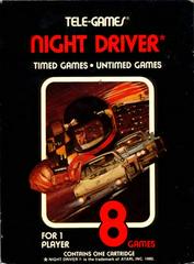 Night Driver [Tele Games] - (Used, Cart/Disc Only) (Atari 2600)