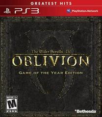 Elder Scrolls IV Oblivion Game of the Year [Greatest Hits] - (Used, No Manual) (Playstation 3 Games)