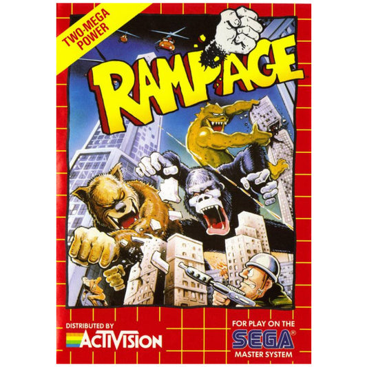 Rampage - (Used, Cart/Disc Only) (Sega Master System Games)