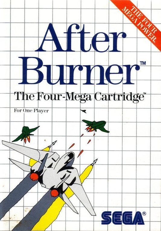 After Burner - (CiB) (PAL Sega Master System Games)