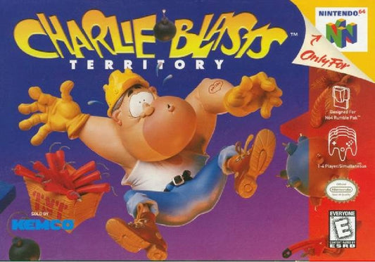 Charlie Blasts - (Used, Cart/Disc Only, Cosmetic Damage) (Nintendo 64 Games)