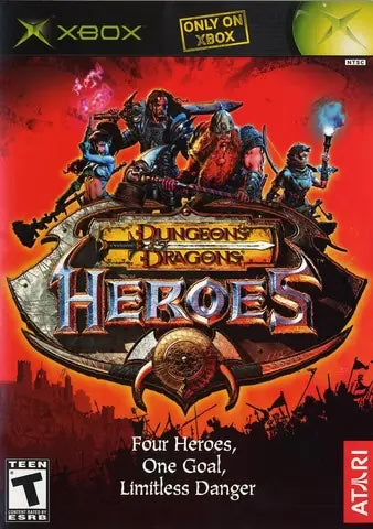 Dungeons & Dragons Heroes - (Used, No Manual, Cosmetic Damage) (Xbox Games)