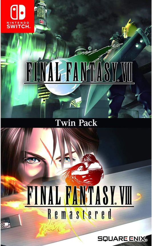 Final Fantasy VII + VIII Twin Pack - (Brand New) (Asian English Switch Games)