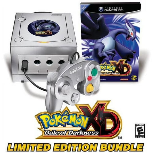 Gamecube System (Platinum, Pokemon XD Limited Edition Bundle) - (Used) (Gamecube Consoles)
