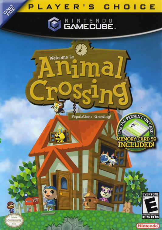 Animal Crossing [Player's Choice] (w/ Memory Card)  - (CiB) (Gamecube Games)