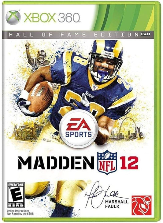Madden NFL 12 Hall of Fame Edition (w/ Marshall Faulk Auto Insert) - (CiB) (Xbox 360 Games)