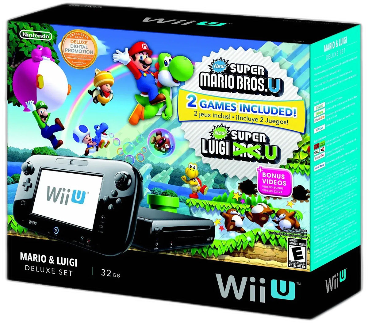 Wii U Console Deluxe: Mario & Luigi Edition - (CiB) (Wii U Consoles)