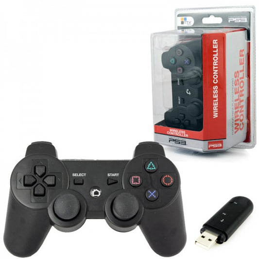 PS3 Playstation 3 Wireless Controller (TTX, Black) - (Brand New) (Playstation 3 Accessories)