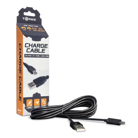 PS4 Controller Charge Cable (Tomee) - (Brand New) (Playstation 4 Accessories)